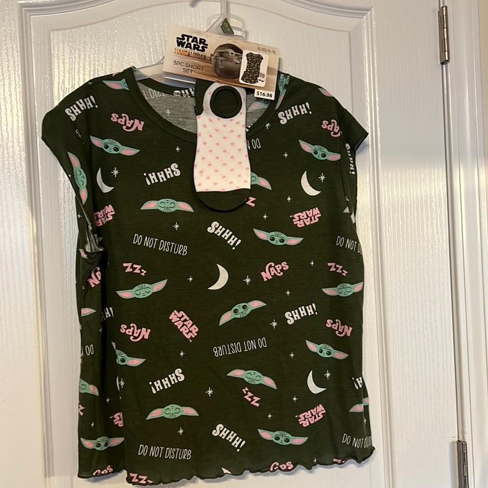Star Wars 3pc sleep-short set with socks